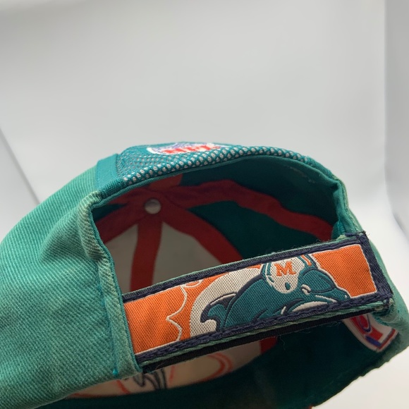 Vintage 90s Sports Specialties Miami Dolphins Retro NFL Pro Line Hat Autographed - Picture 13 of 16